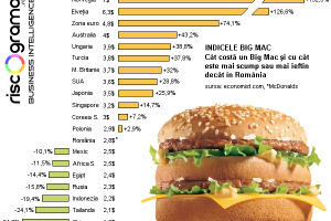 Cât mai costă Big Mac şi cât de slab este leul