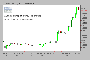 Cât creşte euro? BNR a pierdut frâiele sau o face pe mortul?